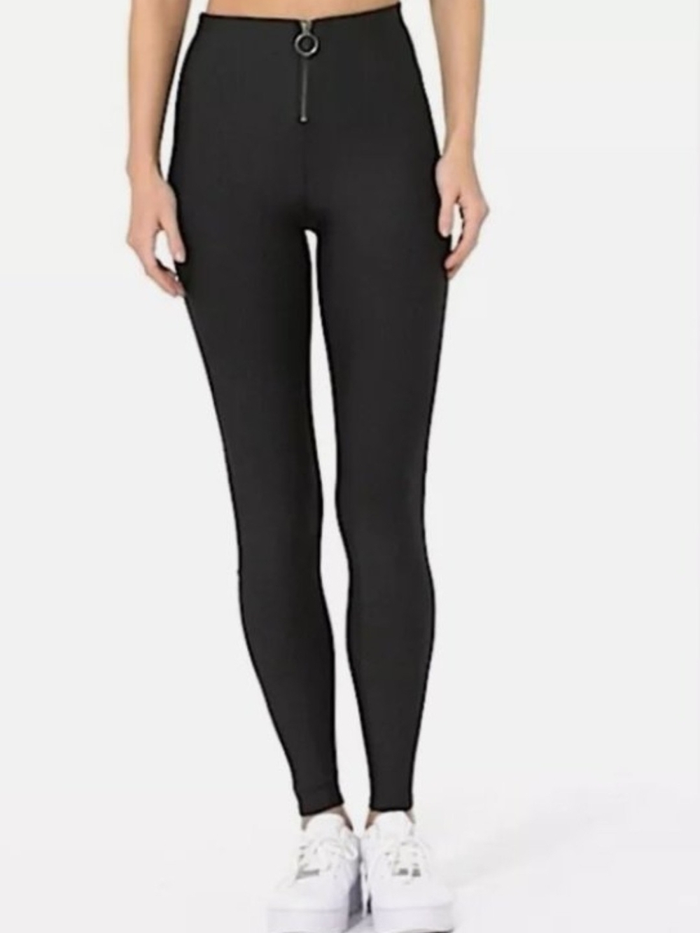 Alo Yoga Zip Up Black Airlift Leggings XS